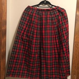 Plaid skirt